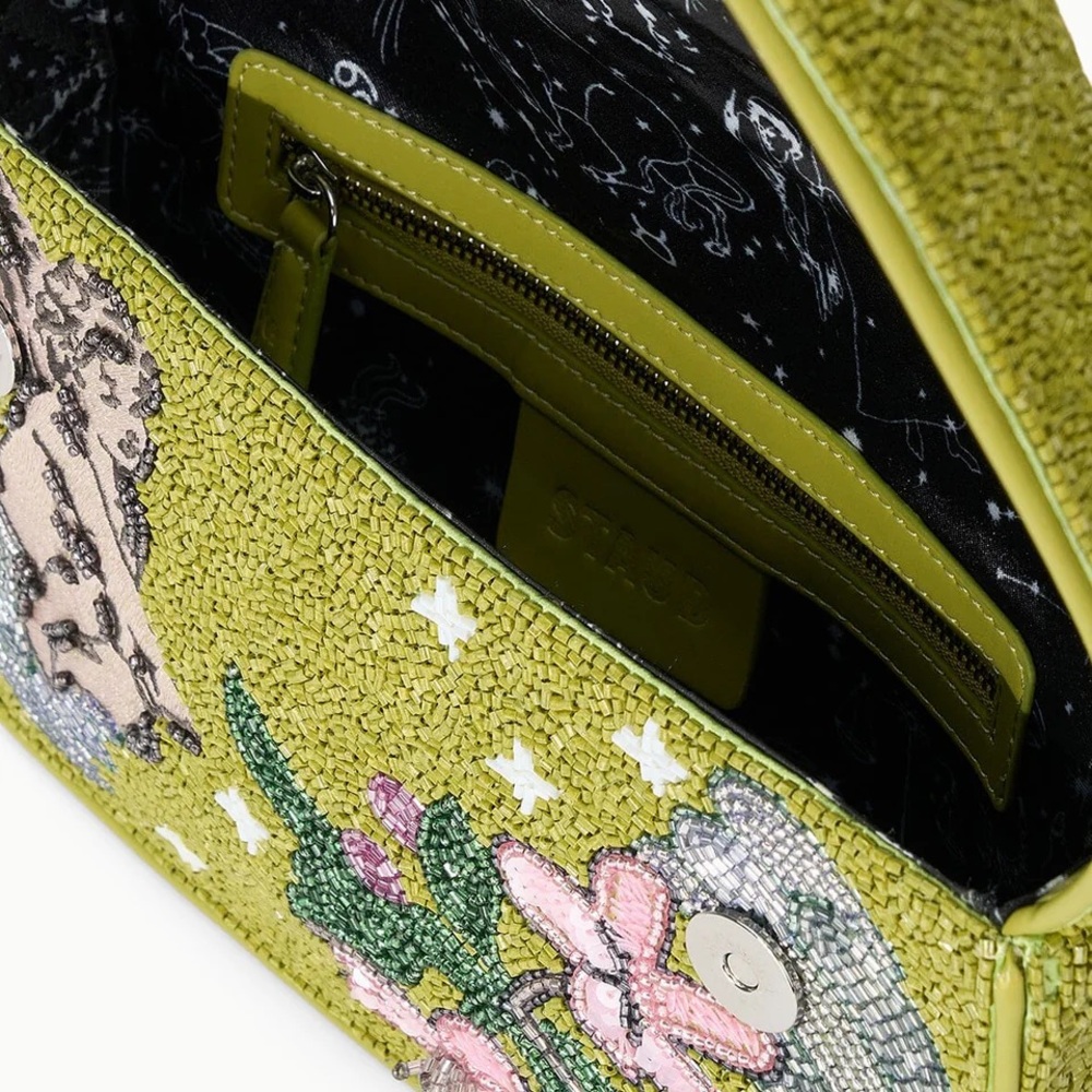 STAUD BEADED ZODIAC TOMMY BAG VIRGO - Picture 10 of 11